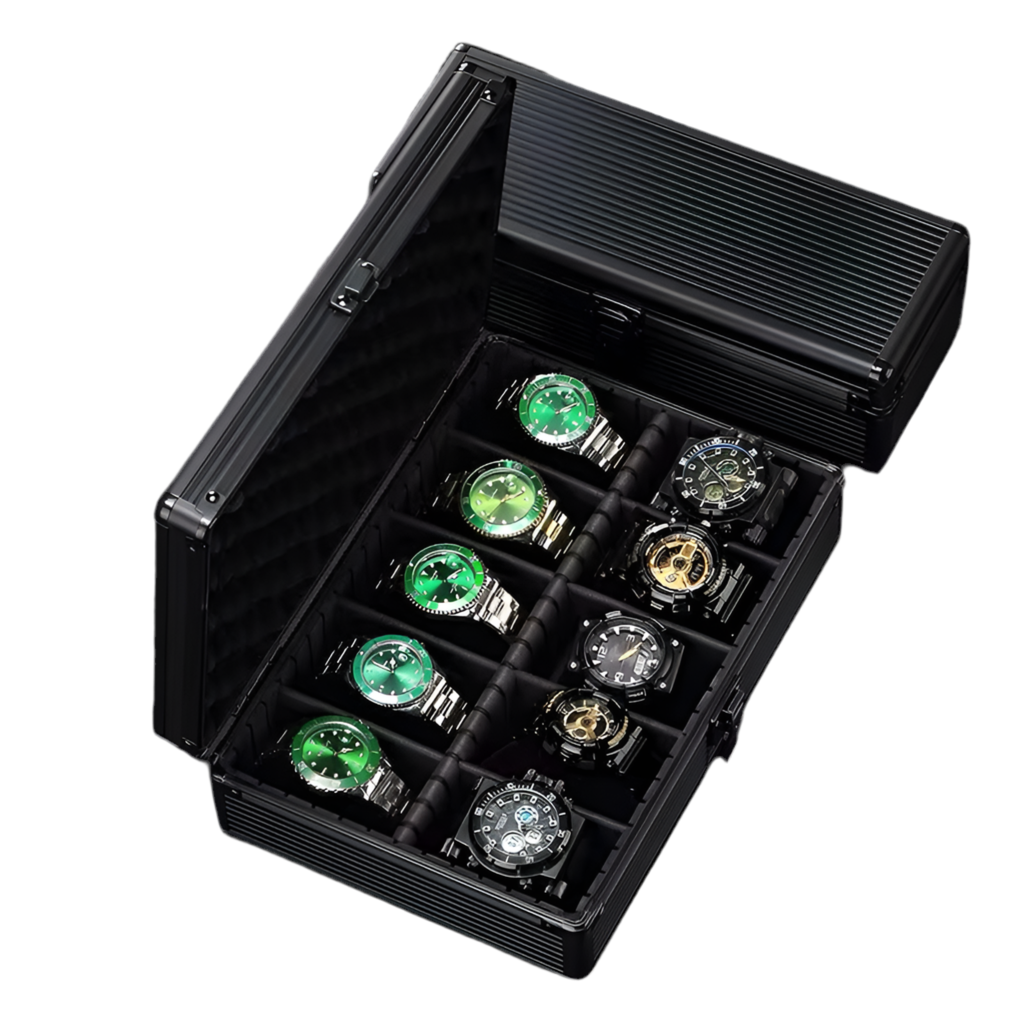 Shock Proof - 10 Slot Watch Box