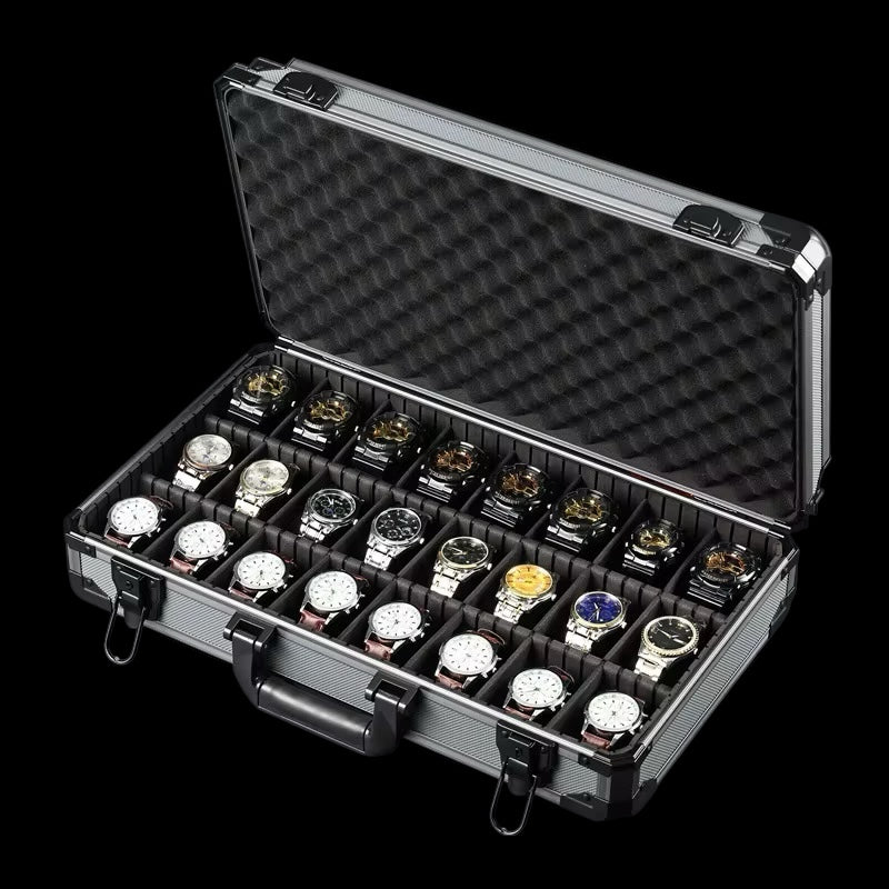Shock Proof Case - 24 Slot Watch Box