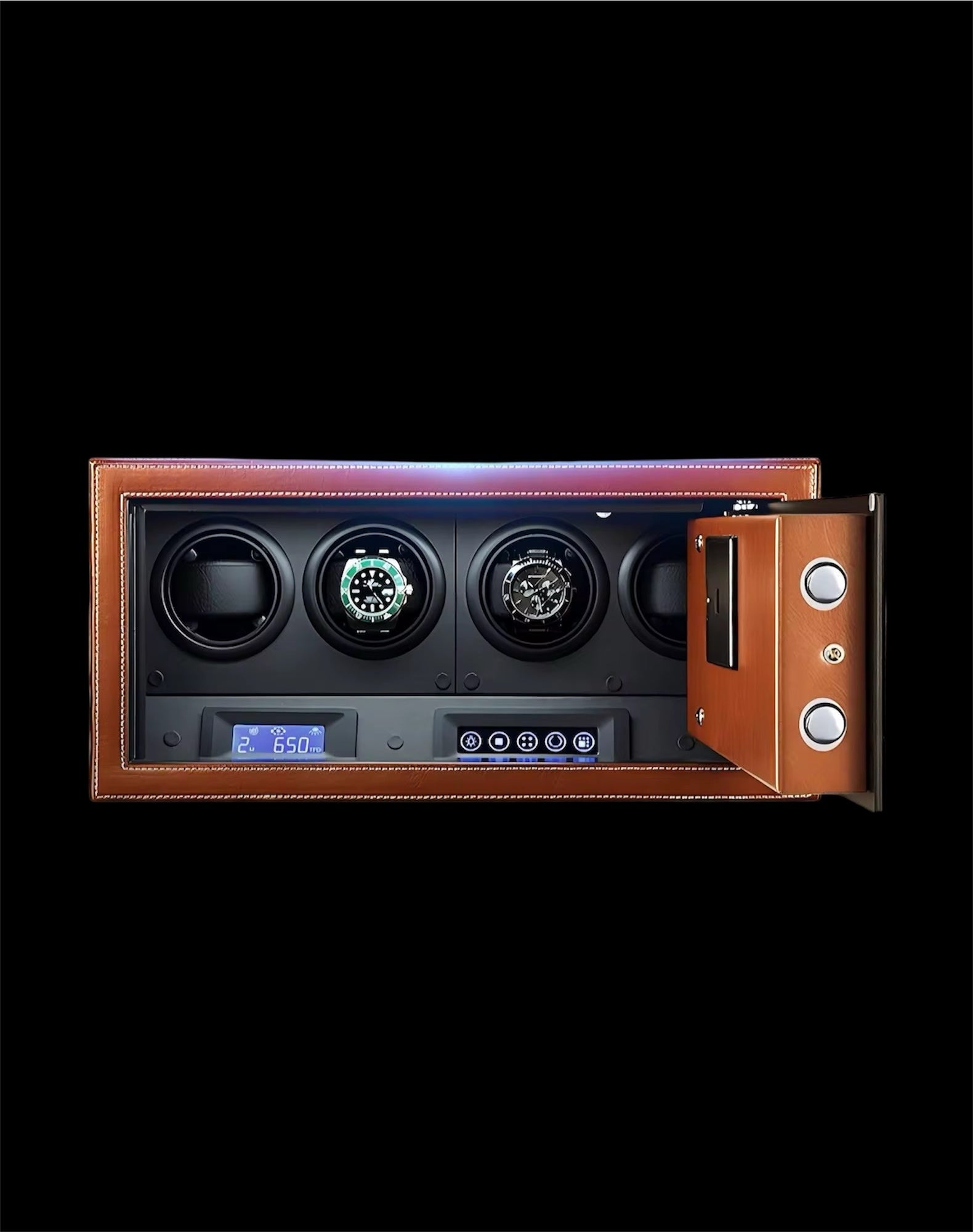 Ramble Security - 4 Slot Watch Winder Safe
