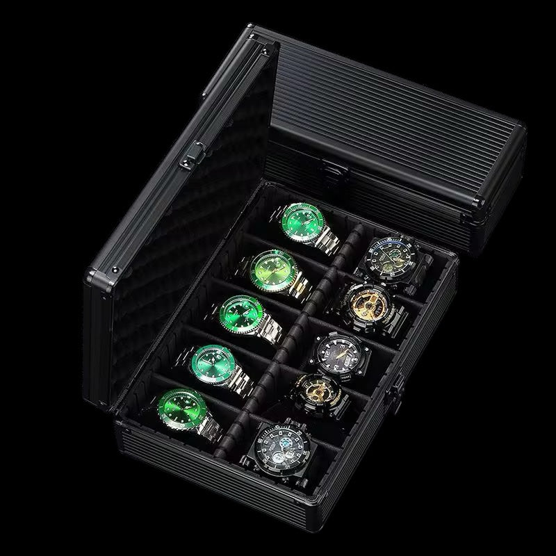 Shock Proof - 10 Slot Watch Box