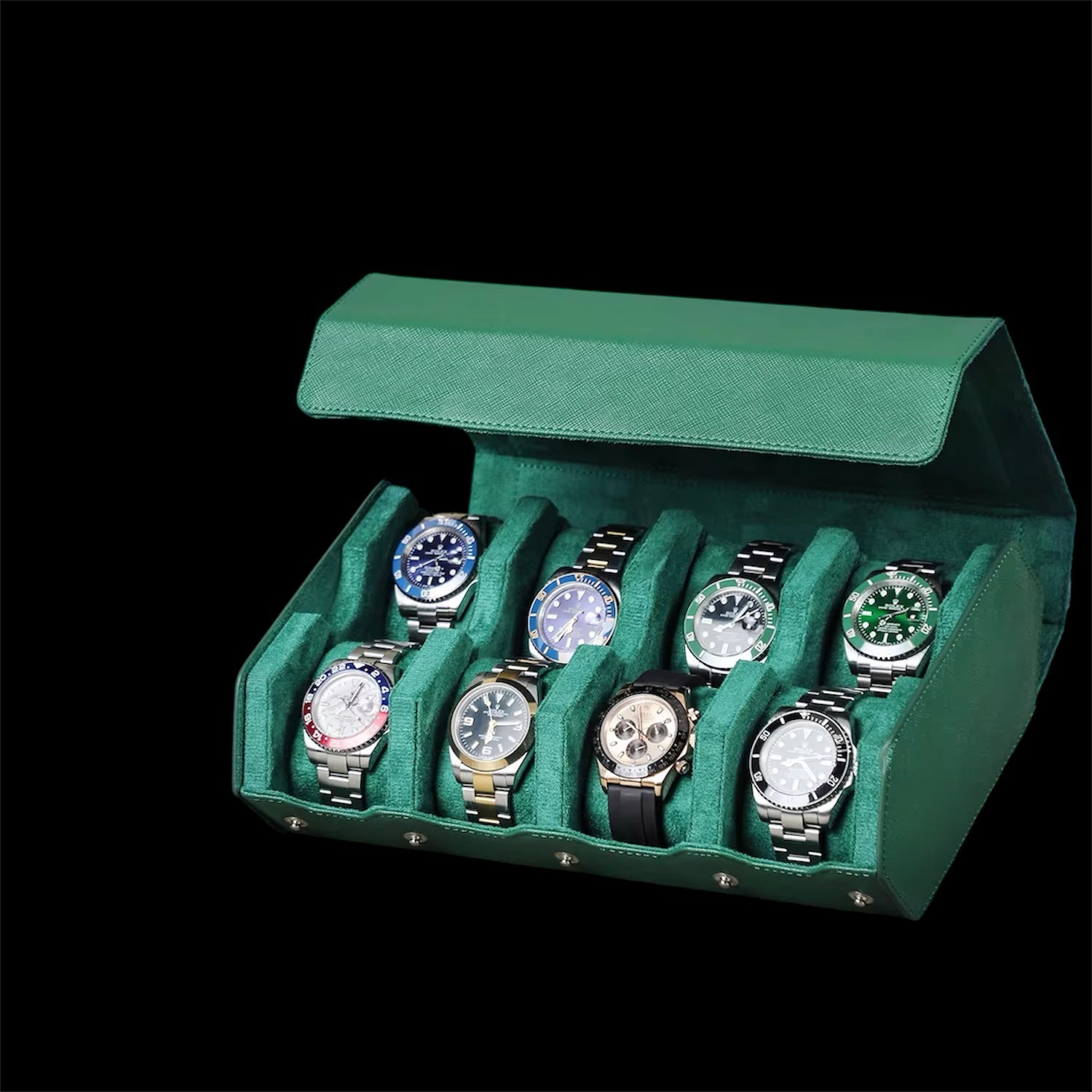 Hexagon - 8 Slot Watch Box